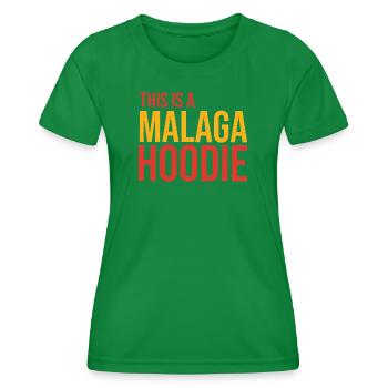 Malaga Hoodie - Frauen Funktions-T-Shirt - Kelly Green - Vorne - AI Model Female 172 dark (172cm)