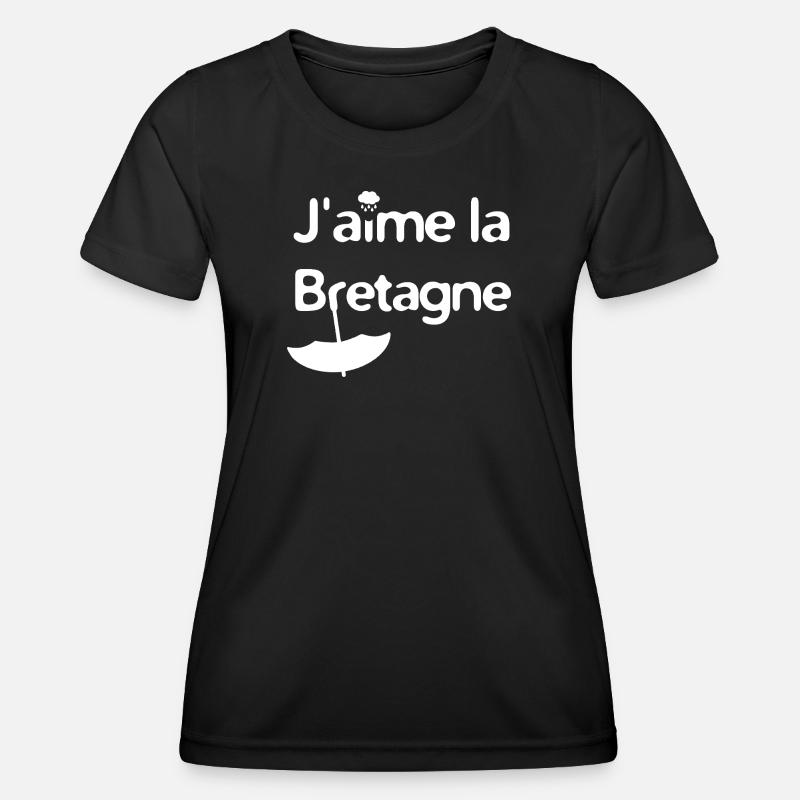 I love Brittany - Women's Functional T-Shirt - black