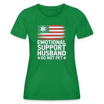 Soutien émotionnel Mari - T-shirt sport Femme - vert - Devant - AI Model Female 172 dark (172cm)