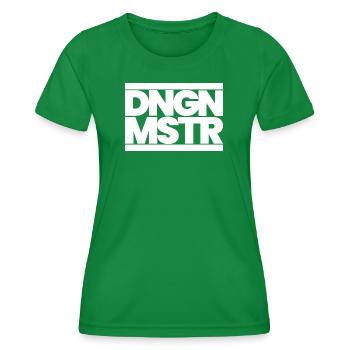 DNGN MSTR – RPG Game Master Design minimal Blanc - T-shirt sport Femme - vert - Devant - AI Model Female 172 dark (172cm)