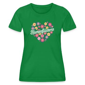 Blumenflüsterin floristin - Frauen Funktions-T-Shirt - Kelly Green - Vorne - AI Model Female 172 dark (172cm)