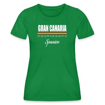 Gran Canaria - T-shirt sport Femme - vert - Devant - AI Model Female 172 dark (172cm)
