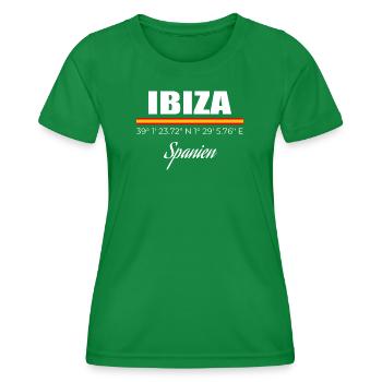 Ibiza - Women's Functional T-Shirt - kelly green - Front - AI Model Female 172 dark (172cm)