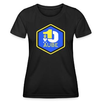 Morgendämmerung 10 - Frauen Funktions-T-Shirt - Schwarz - Vorne - AI Model Female 172 light (172cm)