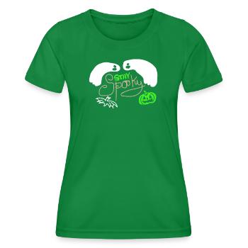 Stay Spooky - Frauen Funktions-T-Shirt - Kelly Green - Vorne - AI Model Female 172 dark (172cm)
