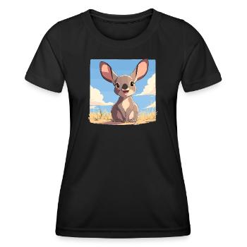 Wallabies Wallaby - Women's Functional T-Shirt - black - Front - AI Model Female 172 light (172cm)