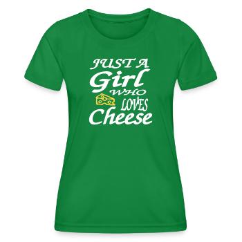 Fromage - T-shirt sport Femme - vert - Devant - AI Model Female 172 dark (172cm)