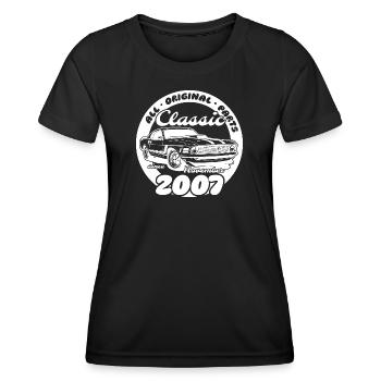 18. Geburtstag - Klassiker Musclecar 11/2007 - Frauen Funktions-T-Shirt - Schwarz - Vorne - AI Model Female 172 light (172cm)