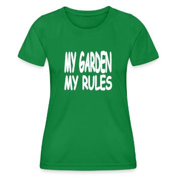 Garden - Women's Functional T-Shirt - kelly green - Front - AI Model Female 172 dark (172cm)