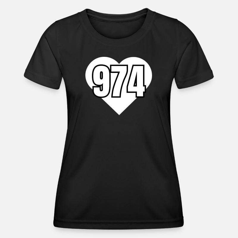 Core 974 Numeric to Numbers - Women's Functional T-Shirt - black