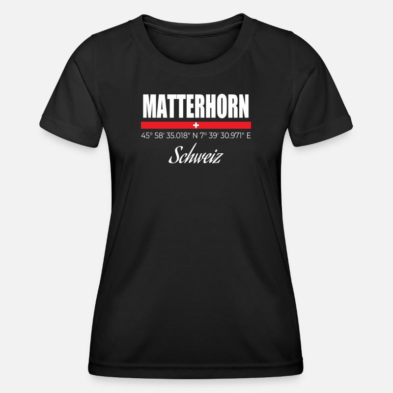 Matterhorn - Women's Functional T-Shirt - black