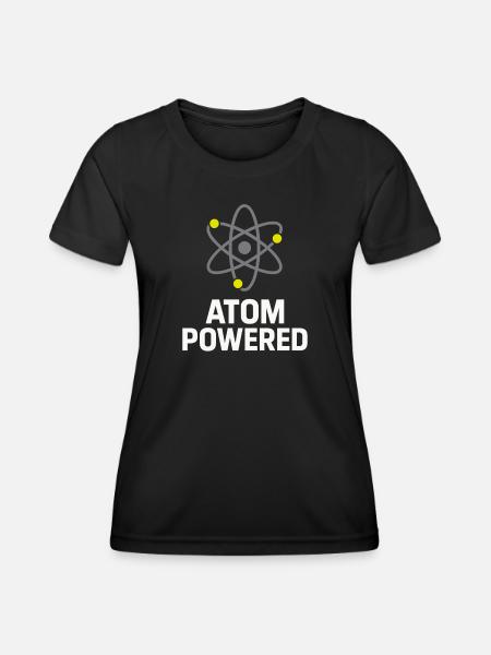 Stolz - Frauen Funktions-T-Shirt - Schwarz