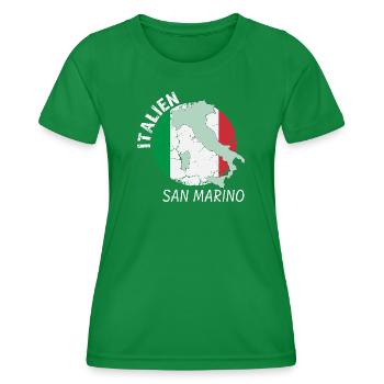 San Marino - Frauen Funktions-T-Shirt - Kelly Green - Vorne - AI Model Female 172 dark (172cm)
