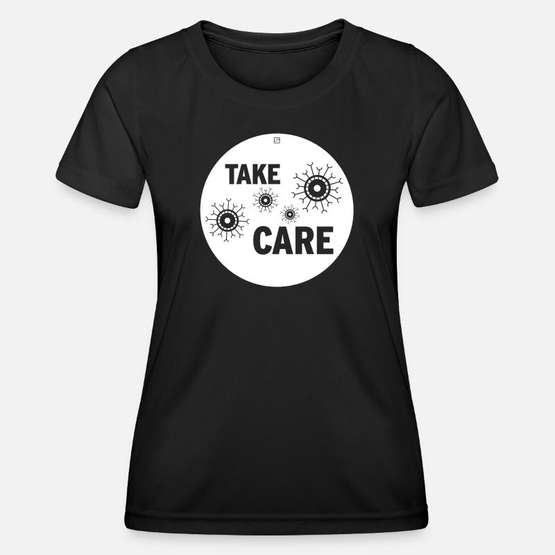 TAKE CARE - Women's Functional T-Shirt - black