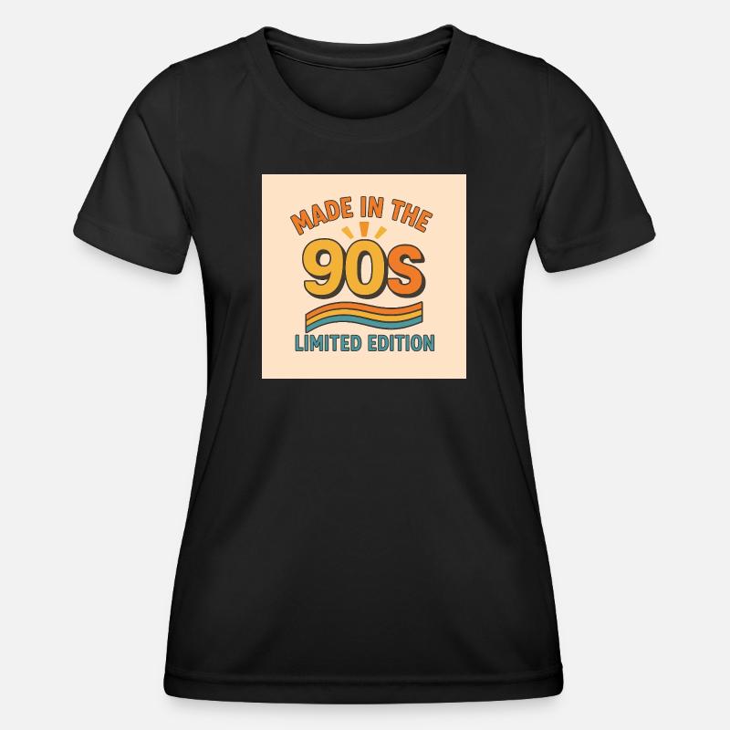 Made in the 90s – Limited Edition - Women's Functional T-Shirt - black
