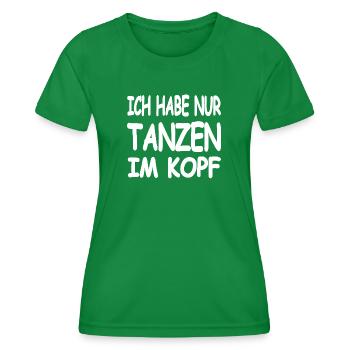Danser - T-shirt sport Femme - vert - Devant - AI Model Female 172 dark (172cm)