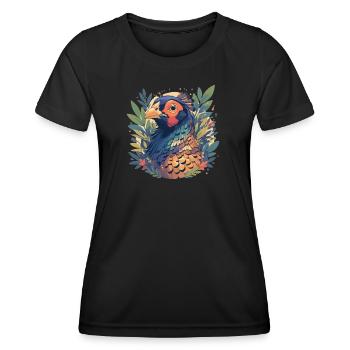 Pheasants Pheasant - Women's Functional T-Shirt - black - Front - AI Model Female 172 light (172cm)
