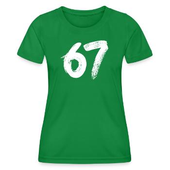 67 Weiße Farbe - Frauen Funktions-T-Shirt - Kelly Green - Vorne - AI Model Female 172 dark (172cm)