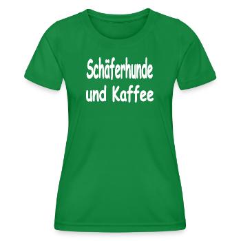 Chien de berger - T-shirt sport Femme - vert - Devant - AI Model Female 172 dark (172cm)