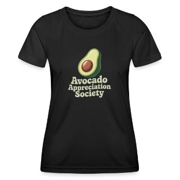 Avocado Appreciation Society - Women's Functional T-Shirt - black - Front - AI Model Female 172 light (172cm)
