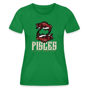 Fische - Frauen Funktions-T-Shirt - Kelly Green - Vorne - AI Model Female 172 dark (172cm)
