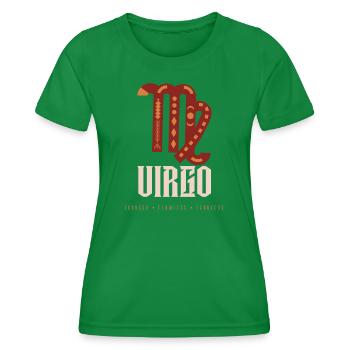 Jungfrau - Frauen Funktions-T-Shirt - Kelly Green - Vorne - AI Model Female 172 dark (172cm)