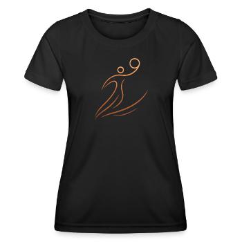 Basketball Basketball Player Gift Idea Baller Bball - Women's Functional T-Shirt - black - Front - AI Model Female 172 light (172cm)