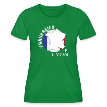 Lyon - T-shirt sport Femme - vert - Devant - AI Model Female 172 dark (172cm)