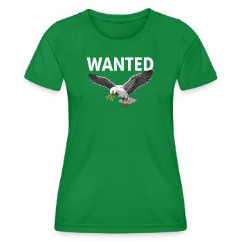 Recherché : Frites Seagull - T-shirt sport Femme - vert - Devant - AI Model Female 172 dark (172cm)