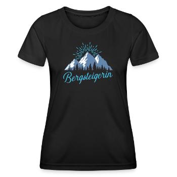 Climber - Women's Functional T-Shirt - black - Front - AI Model Female 172 light (172cm)