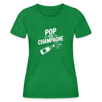 Faites éclater le - T-shirt sport Femme - vert - Devant - AI Model Female 172 dark (172cm)