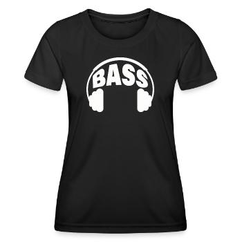BASS - Frauen Funktions-T-Shirt - Schwarz - Vorne - AI Model Female 172 light (172cm)