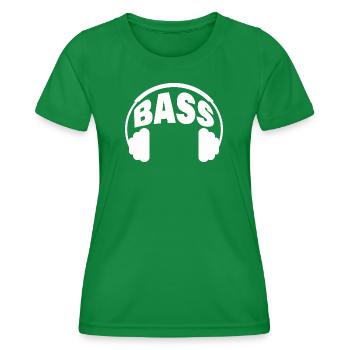 Bass - Women's Functional T-Shirt - kelly green - Front - AI Model Female 172 dark (172cm)