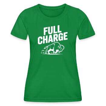 volle Ladung - Frauen Funktions-T-Shirt - Kelly Green - Vorne - AI Model Female 172 dark (172cm)