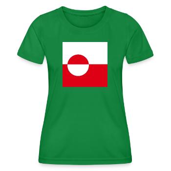 Grönland - Frauen Funktions-T-Shirt - Kelly Green - Vorne - AI Model Female 172 dark (172cm)