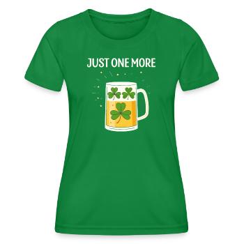 Noch ein Glas Klee - Frauen Funktions-T-Shirt - Kelly Green - Vorne - AI Model Female 172 dark (172cm)