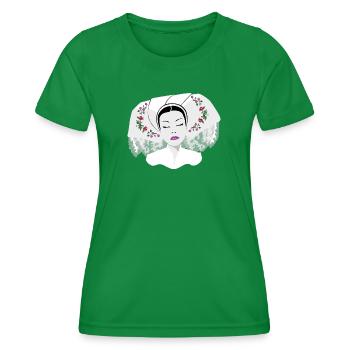 DELNJOSERBOWKA - dark - Women's Functional T-Shirt - kelly green - Front - AI Model Female 172 dark (172cm)