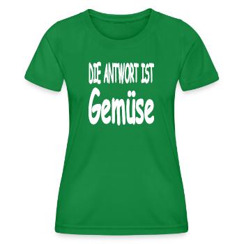 Légume - T-shirt sport Femme - vert - Devant - AI Model Female 172 dark (172cm)