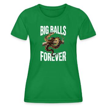 Königspython Schlangen Liebhaber Terrarium Python - Frauen Funktions-T-Shirt - Kelly Green - Vorne - AI Model Female 172 dark (172cm)