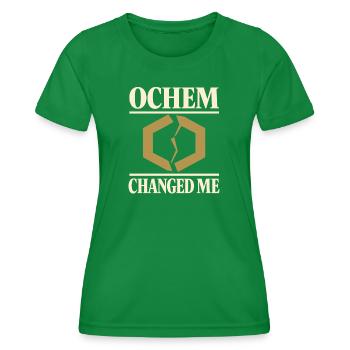 Chimie organique Ochem Ochem Survivant Pré-médecine Chimie - T-shirt sport Femme - vert - Devant - AI Model Female 172 dark (172cm)