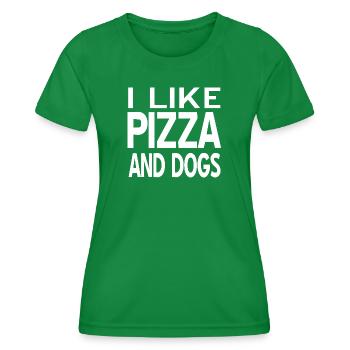 canine - Women's Functional T-Shirt - kelly green - Front - AI Model Female 172 dark (172cm)