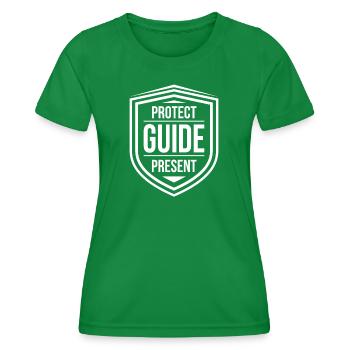 Officier des ressources scolaires Sro École des officiers de campus - T-shirt sport Femme - vert - Devant - AI Model Female 172 dark (172cm)
