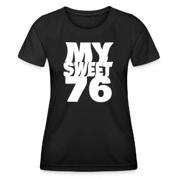 Suess 76 - Frauen Funktions-T-Shirt - Schwarz - Vorne - AI Model Female 172 light (172cm)