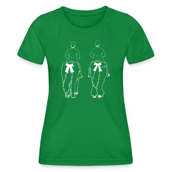KŘIŽERJEJ ... a čěs! - Women's Functional T-Shirt - kelly green - Front - AI Model Female 172 dark (172cm)