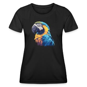 Aras Ara - Frauen Funktions-T-Shirt - Schwarz - Vorne - AI Model Female 172 light (172cm)