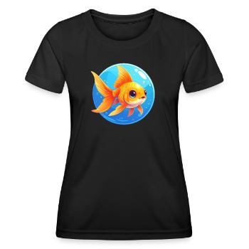 Goldfish - Women's Functional T-Shirt - black - Front - AI Model Female 172 light (172cm)