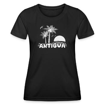 Holidays Antigua - Women's Functional T-Shirt - black - Front - AI Model Female 172 light (172cm)
