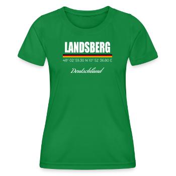 Landsberg - Frauen Funktions-T-Shirt - Kelly Green - Vorne - AI Model Female 172 dark (172cm)
