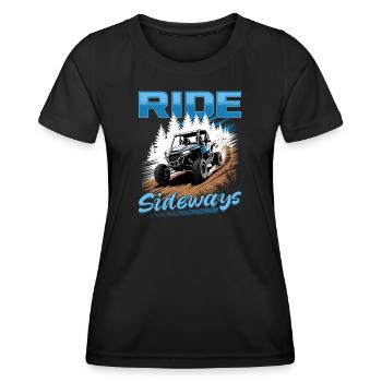 UTV Off Road 4 Wheeler Side by side - Frauen Funktions-T-Shirt - Schwarz - Vorne - AI Model Female 172 light (172cm)