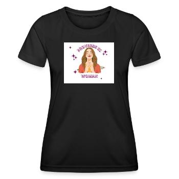 Proverbs 31 Woman Faith Glow - Women's Functional T-Shirt - black - Front - AI Model Female 172 light (172cm)